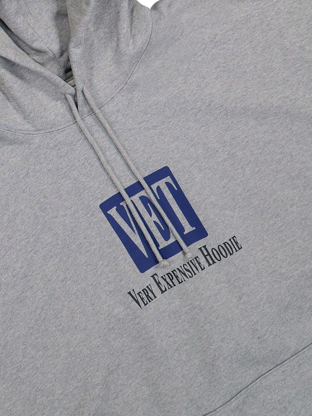 logo-print boxy hoodie Product Image