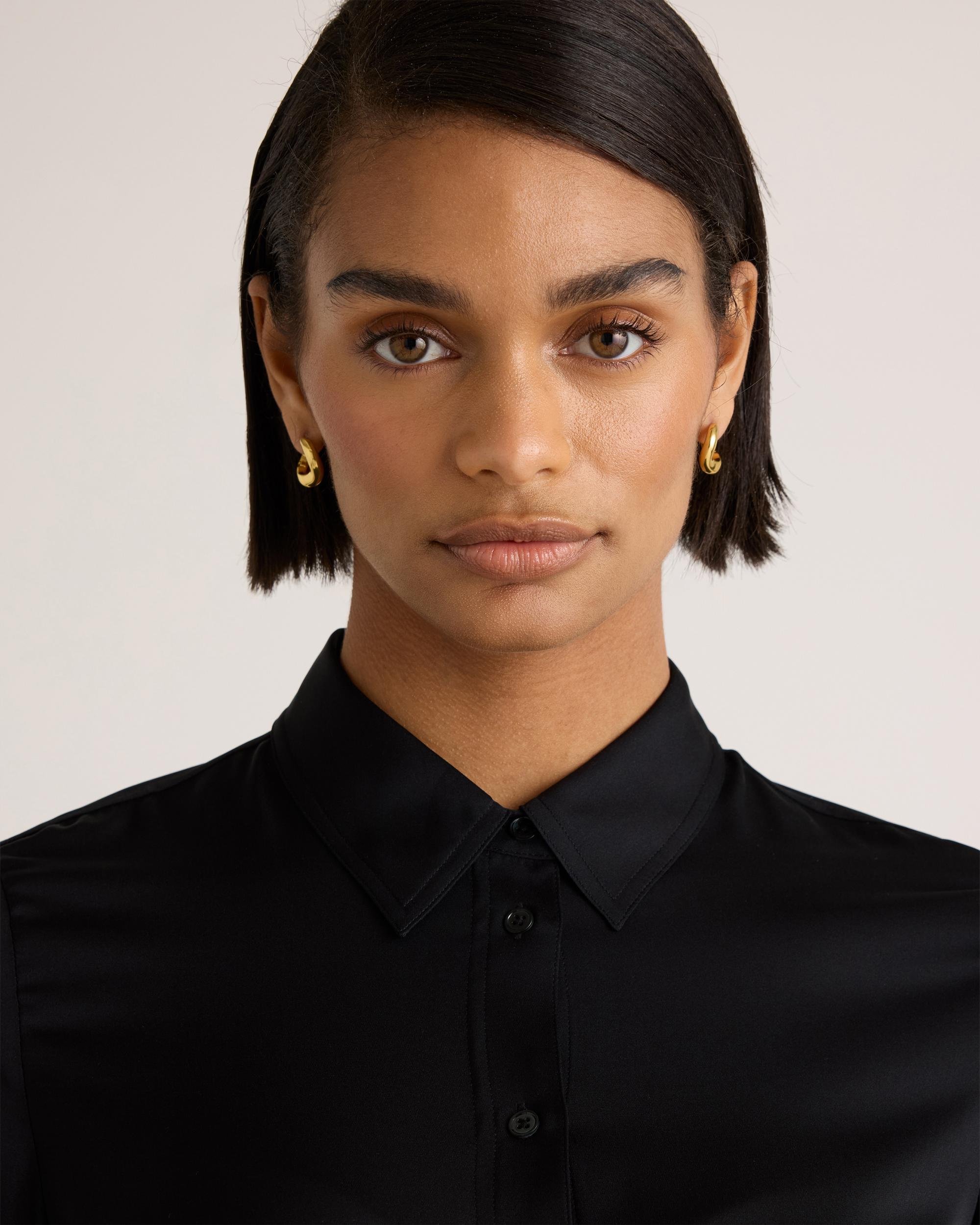 Quince | Women's 100% Washable Silk Stretch Blouse Product Image