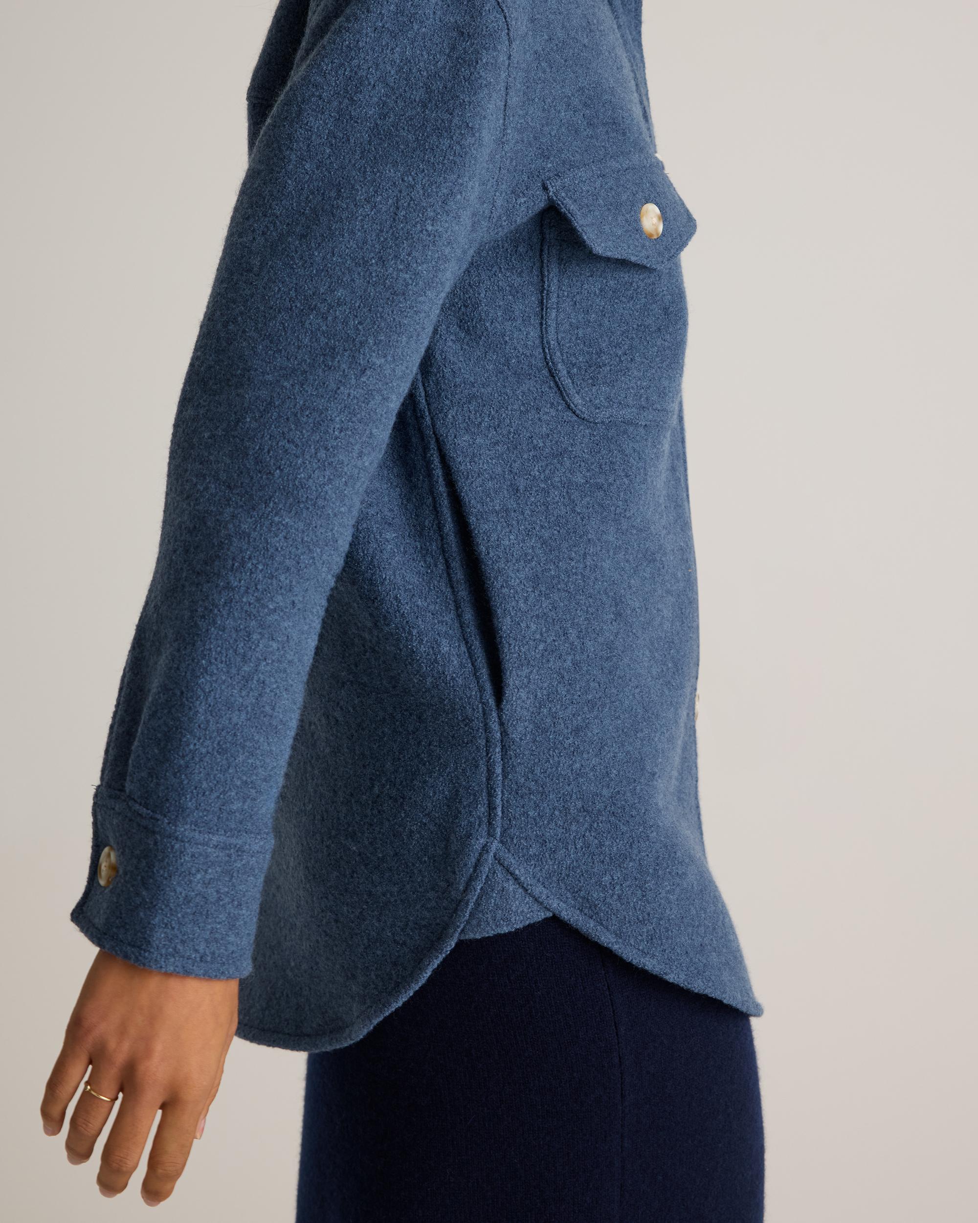 Quince | Women's 100% Merino Wool Shirt Jacket Size XS Product Image