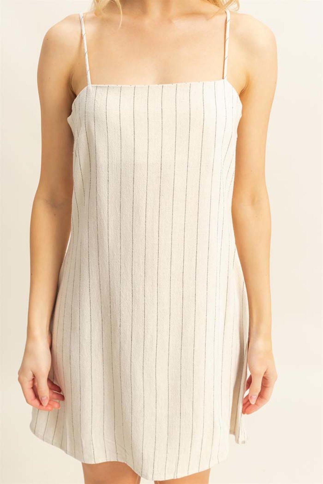 Pinstripe 2-Piece Dress & Shirt Set Product Image