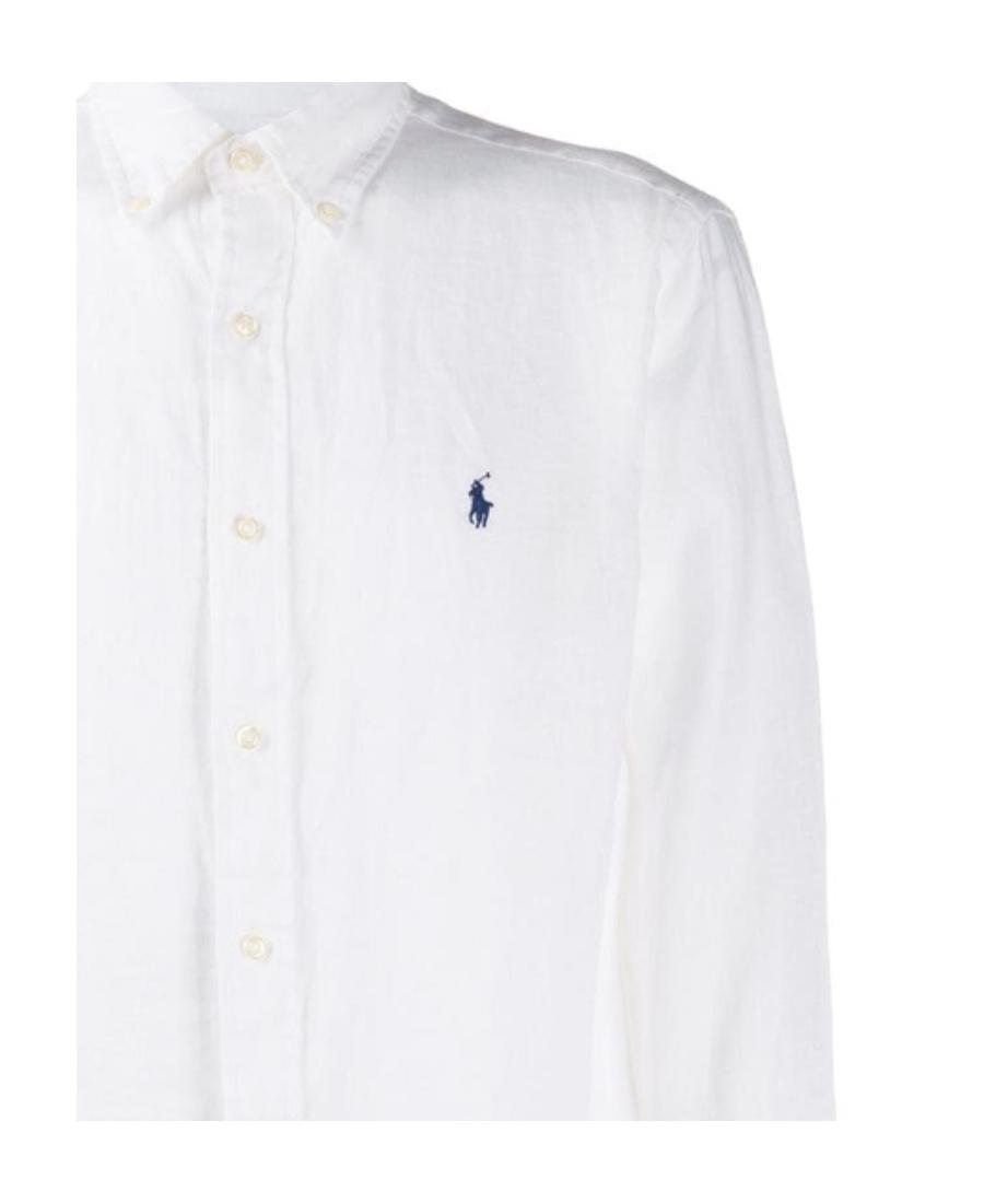 POLO RALPH LAUREN Long Sleeve Sport Shirt Clothing In White Product Image