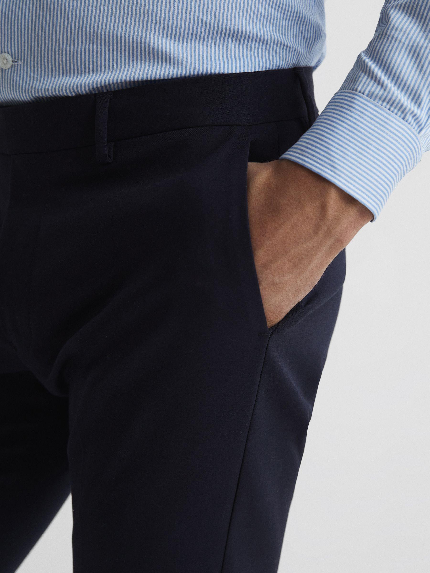 Slim Fit Chinos in Navy Product Image