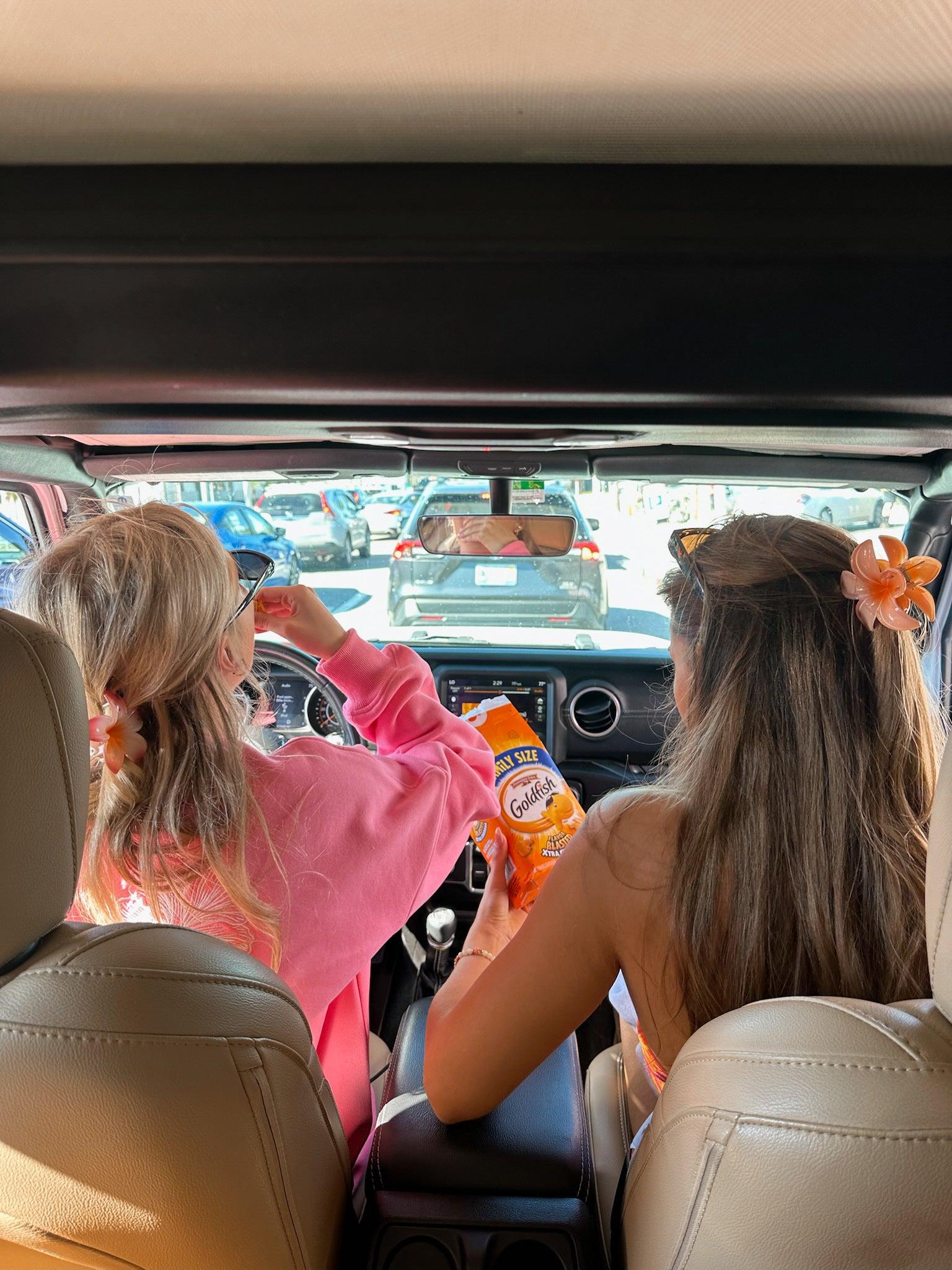 Hibiscus Pink Basic Blank Sweatshirt Product Image