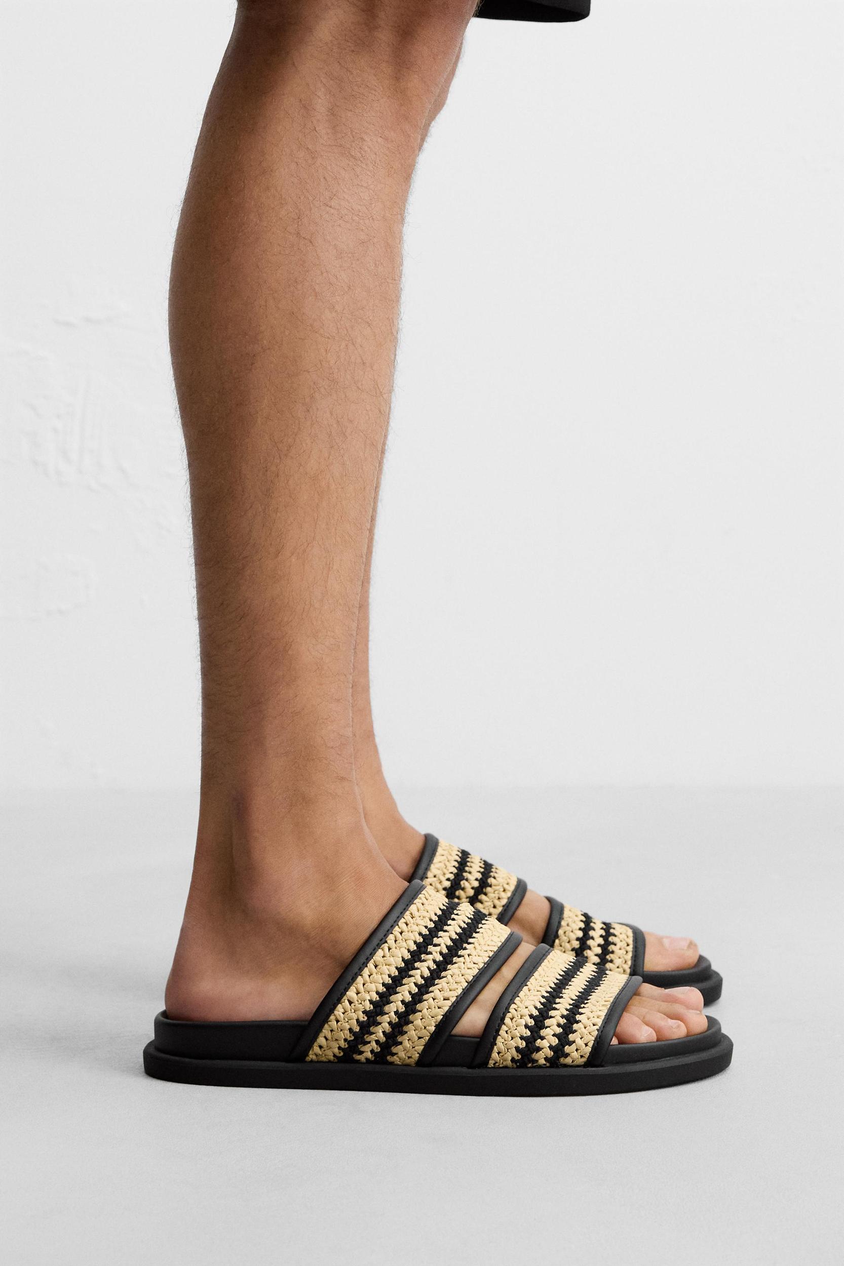 BRAIDED STRAP SANDALS Product Image