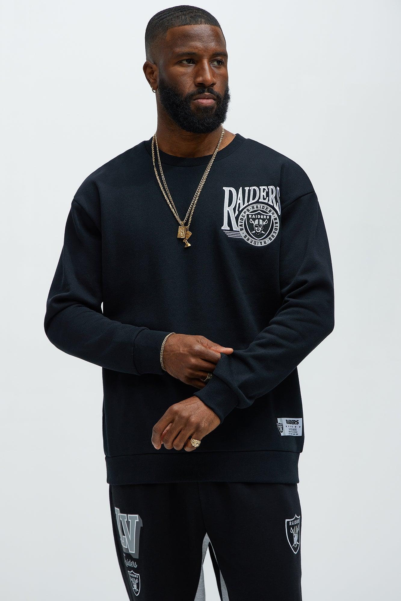 Raiders Crewneck Sweatshirt - Black Male Product Image