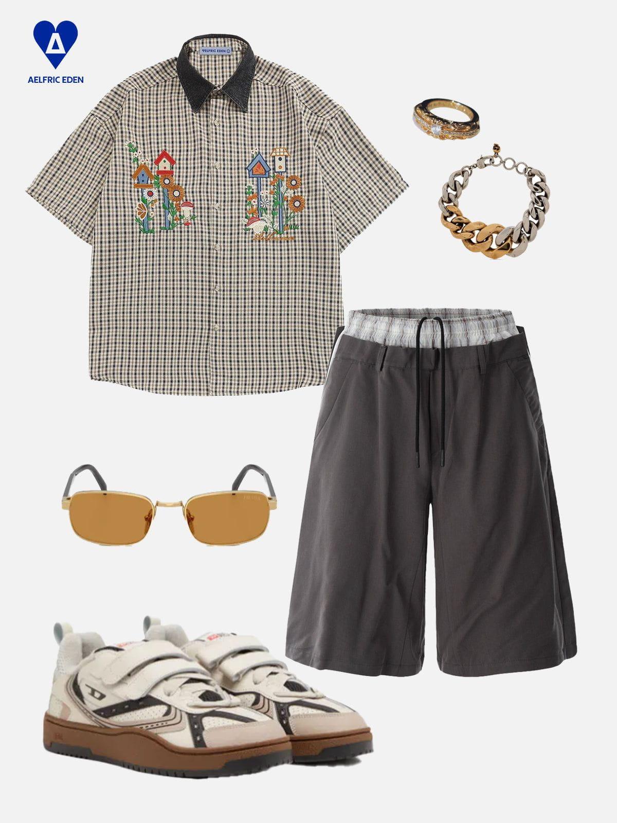 Aelfric Eden Double Waist Baggy Shorts Product Image