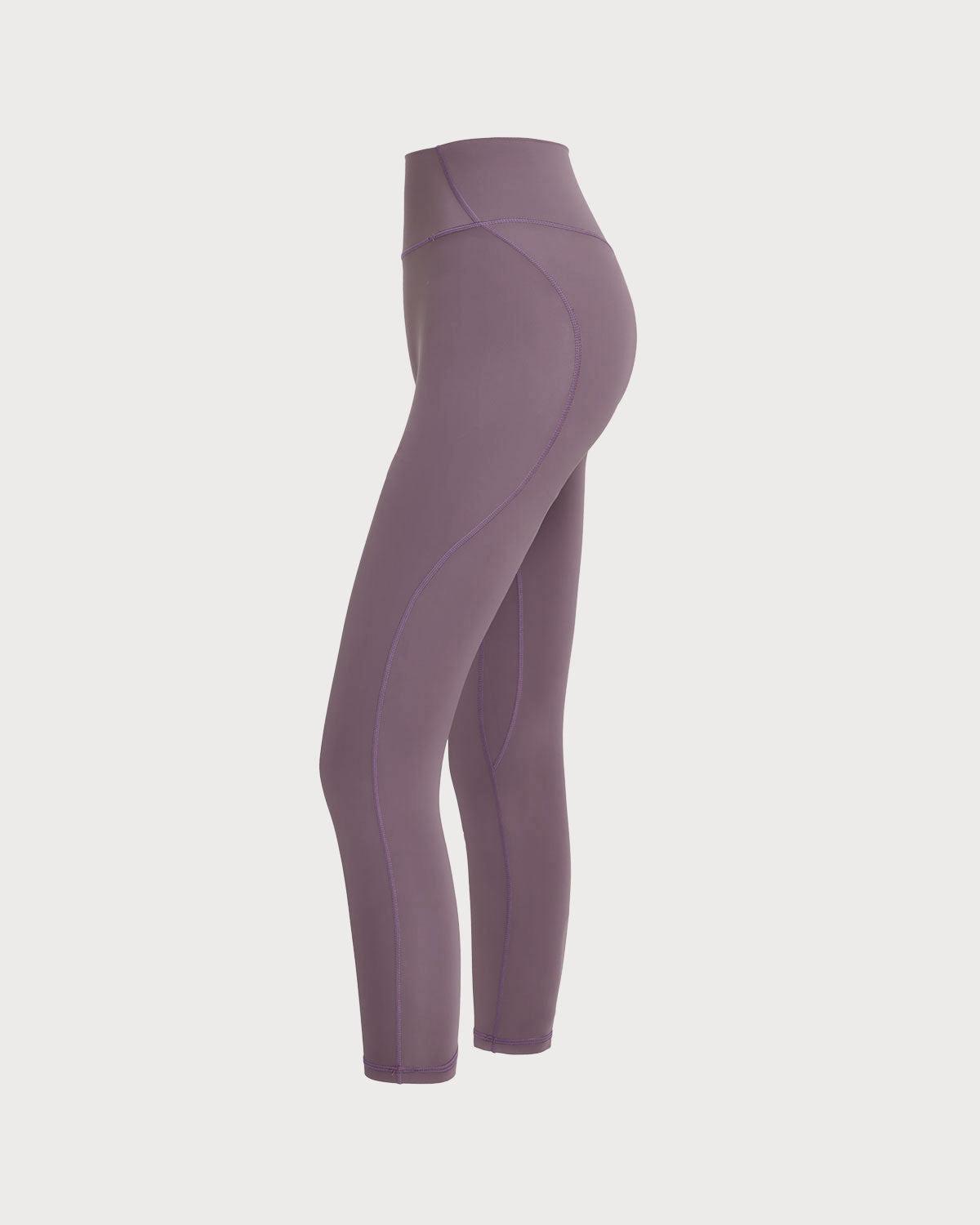 Purple High Stretch Yoga Leggings Product Image