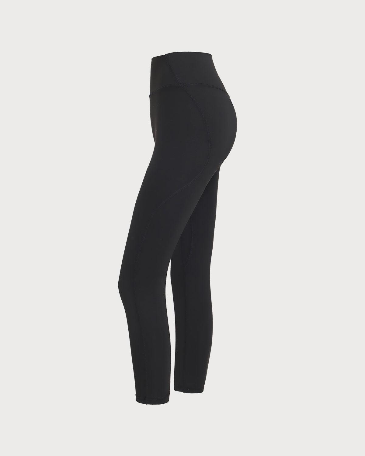 Black High Stretch Yoga Leggings Product Image