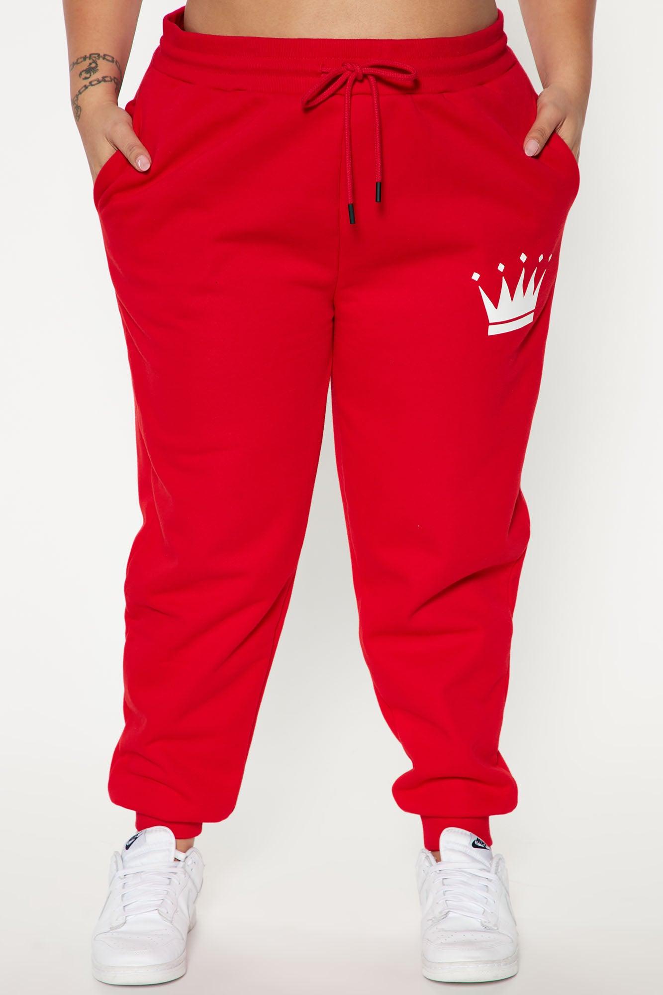 Family Goals Women's Queen Jogger - Red Product Image