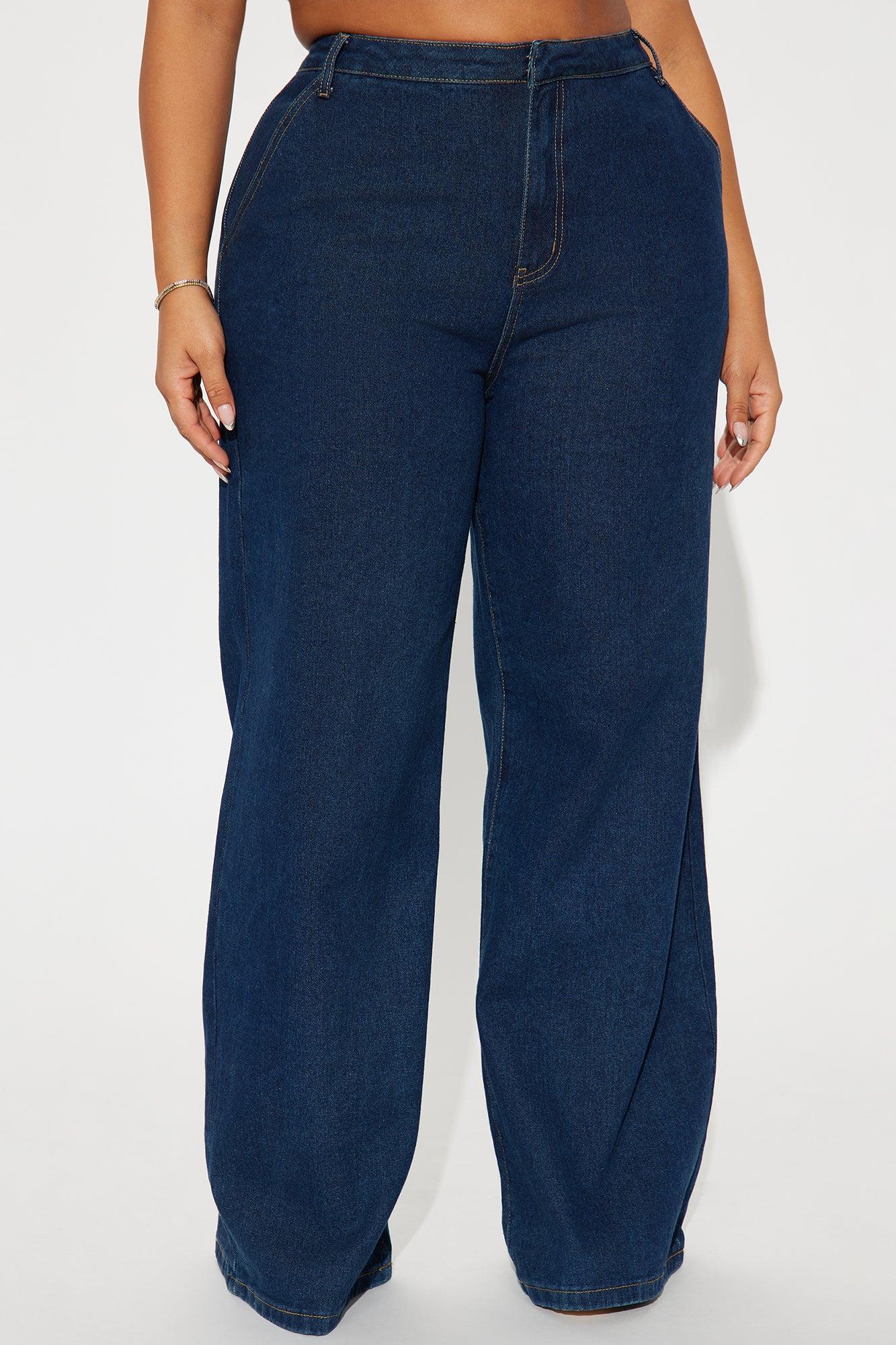 Get Down To Business Trouser Jeans - Dark Wash Product Image