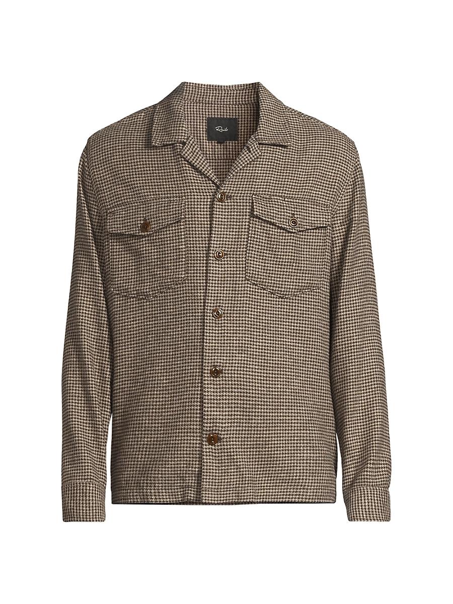 Mens Kerouac Houndstooth Cotton Shirt Product Image
