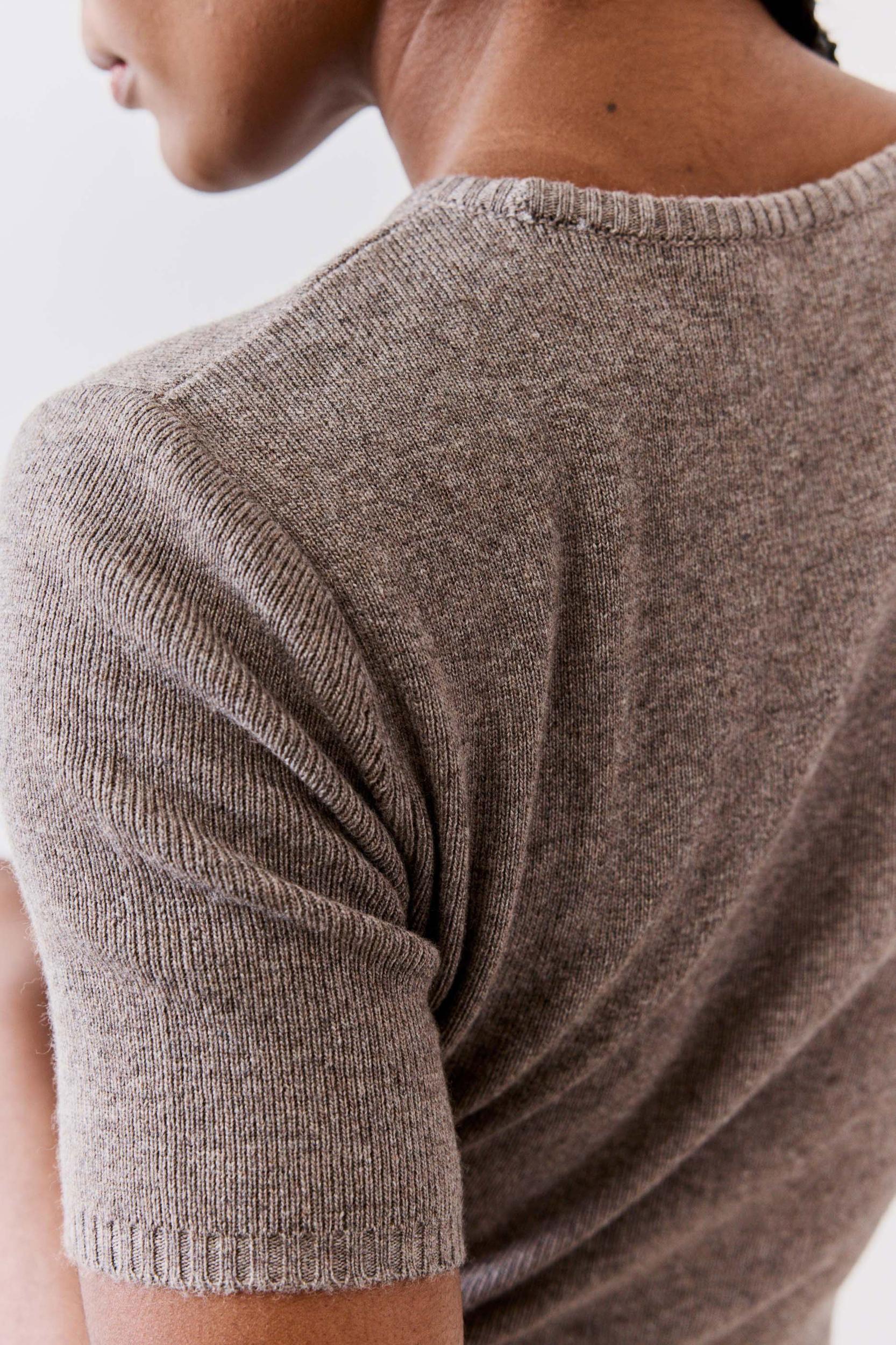The Short Sleeve Sweater Top Product Image