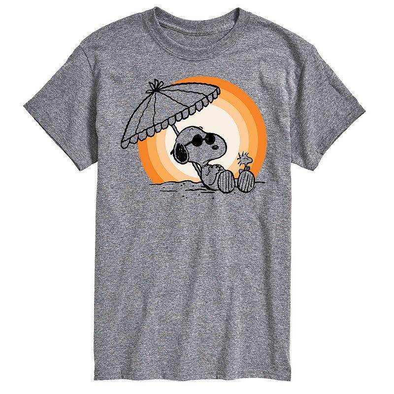 Big & Tall Peanuts Snoopy Sunset Graphic Tee, Men's,  Product Image