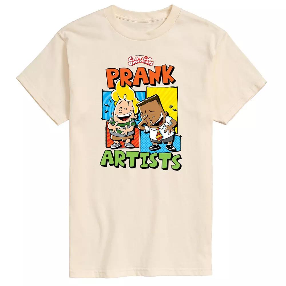 Men's Captain Underpants Prank Artists Graphic Tee,  Product Image