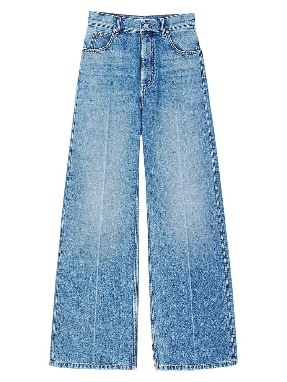 Womens Faded Jeans Product Image