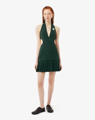 Runway Pleated Jersey Dress Product Image