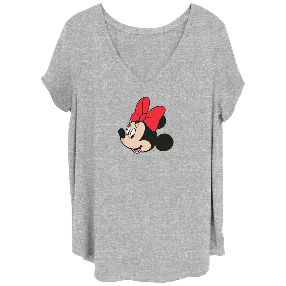 Disney's Minnie Mouse Smile Juniors' Plus Graphic Tee, Women's,  Product Image