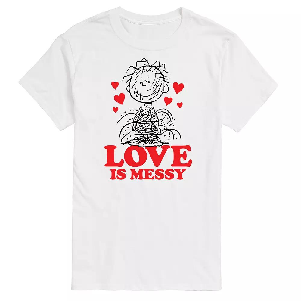 Big & Tall Peanuts Pigpen Love Messy Tee, Men's,  Product Image