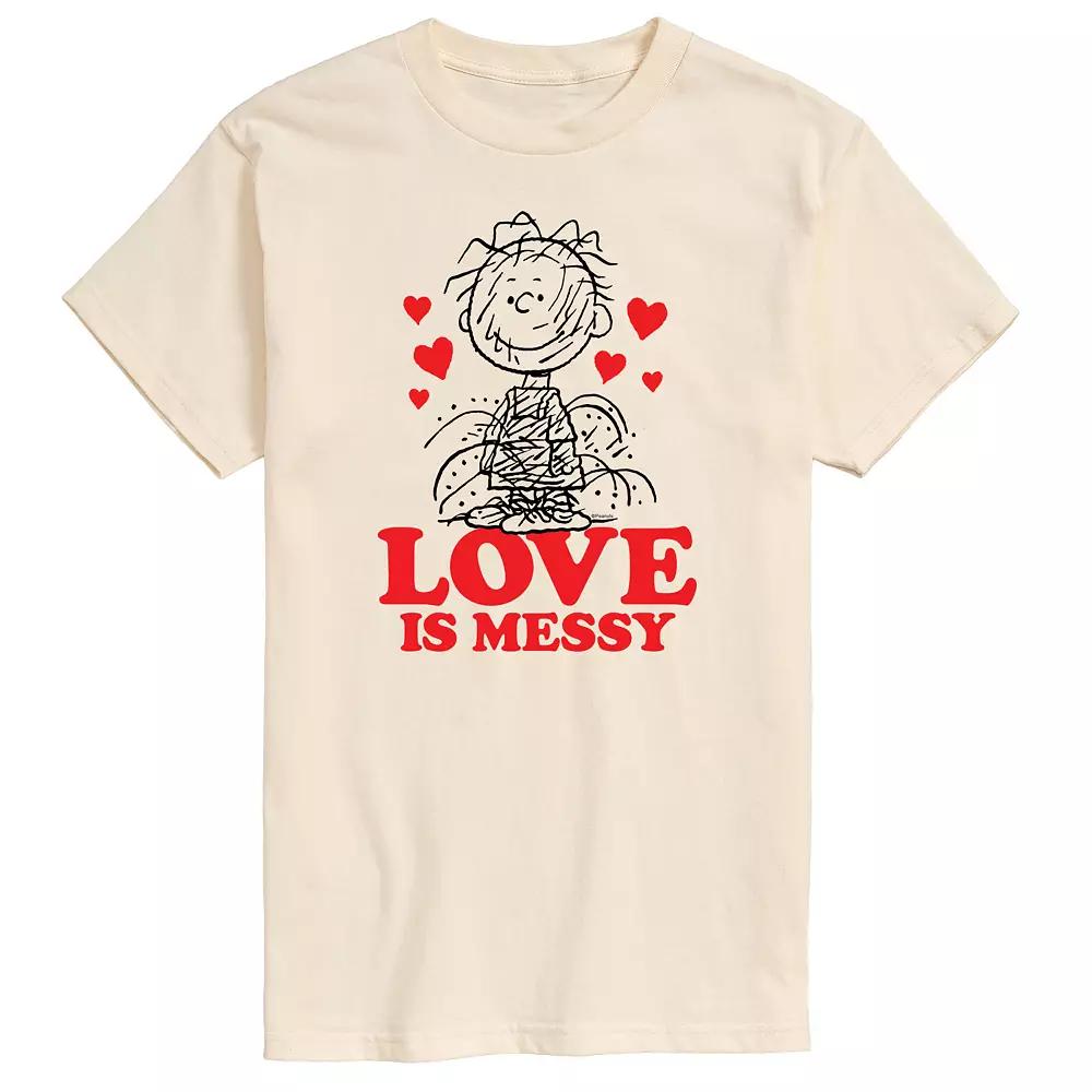 Men's Peanuts Pigpen Love Is Messy Tee,  Product Image