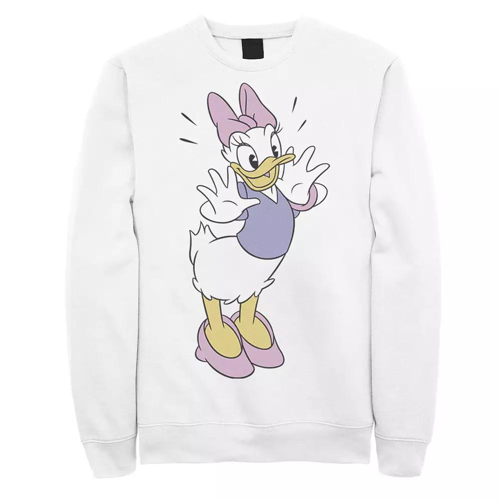 Disney's Daisy Duck Ecstatic Pose Portrait Men's Sweatshirt,  Product Image