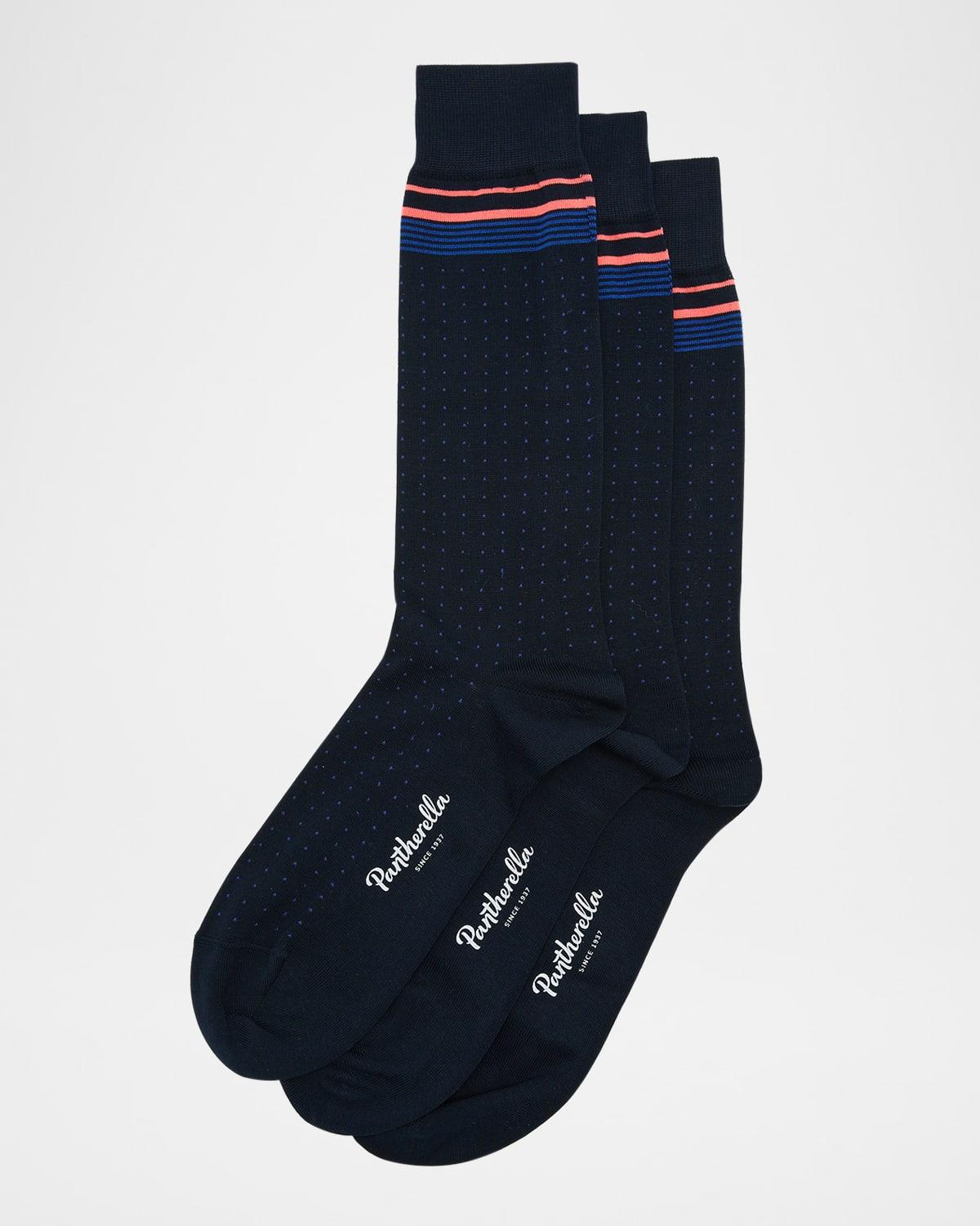 Mens Barfield Fil dEcosse Dotted Socks Product Image