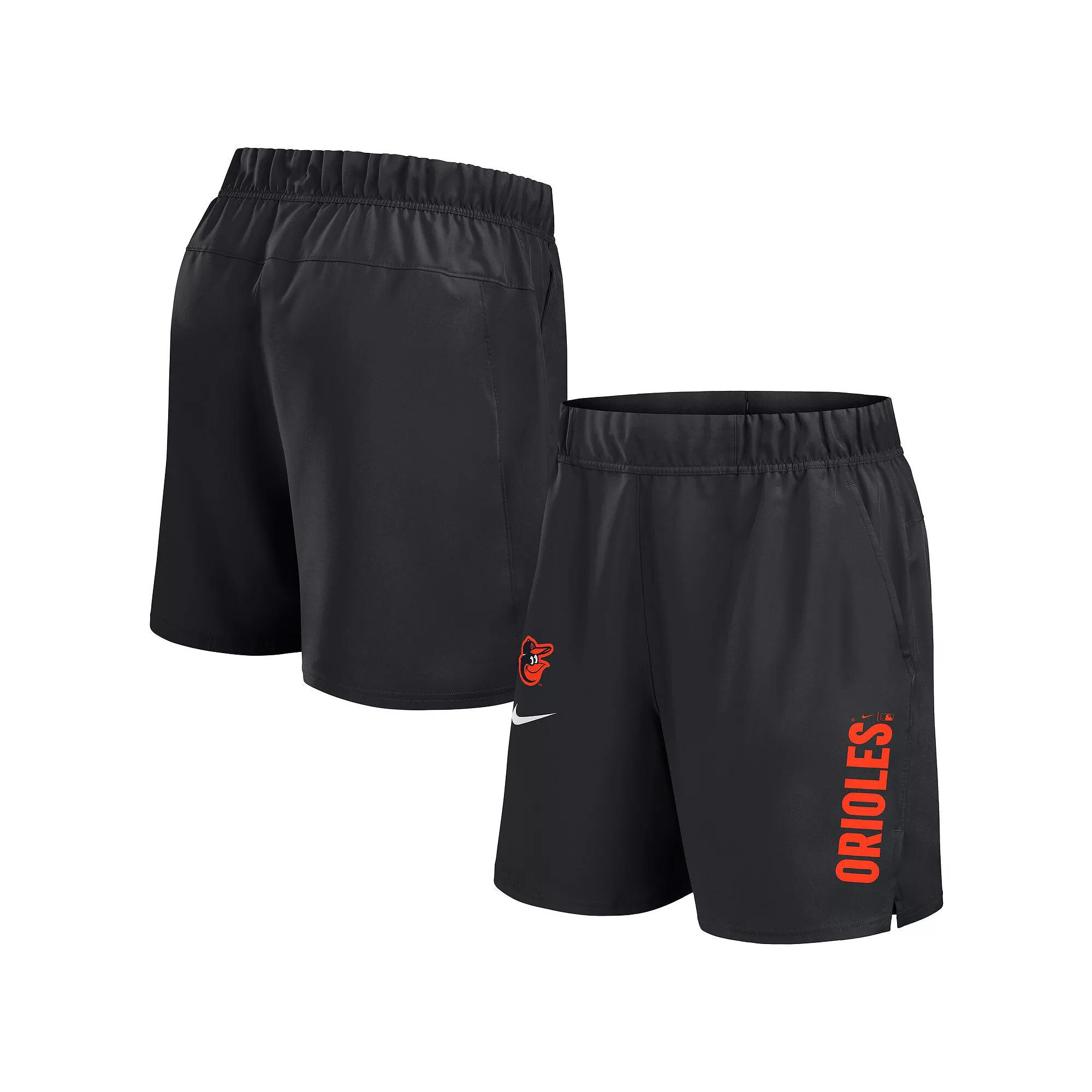 Men's Nike Black Baltimore Orioles Woven Victory Performance Shorts,  Product Image