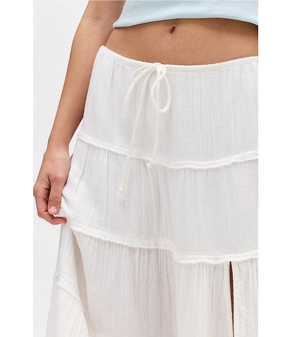 BDG Urban Outfitter Sadie Tiered Long Skirt Product Image