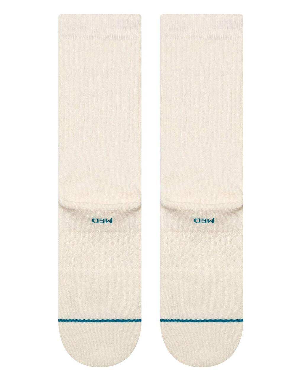 STANCE Icon Organic Mens Crew Socks - OLIVE Product Image