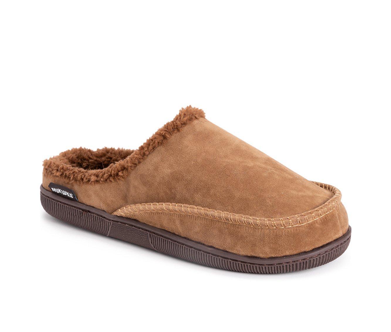 MUK LUKS Men's Faux Suede Clog Slippers Product Image
