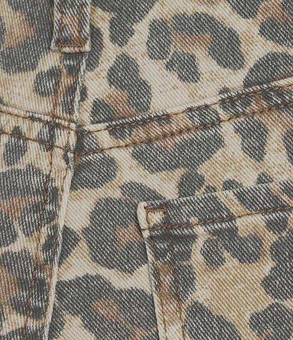 KUT from the Kloth Kelsey Cheetah Print High Rise Flare Leg Jeans Product Image