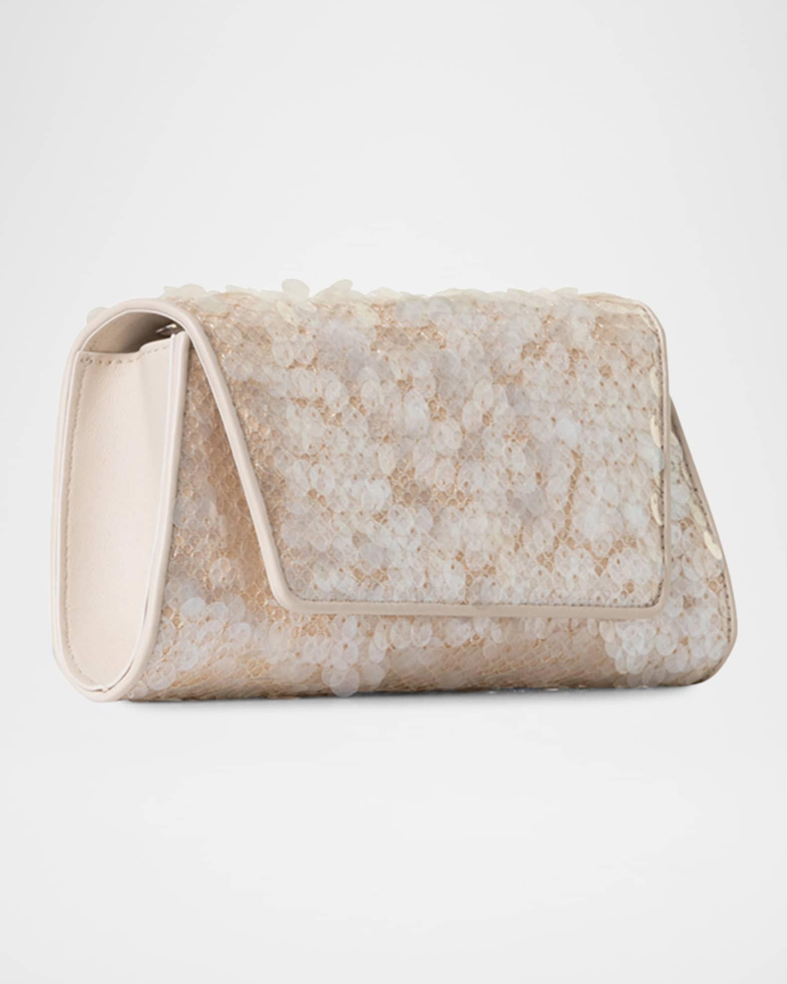 Anouk Mini Sequined Trapezoid Clutch Bag Product Image