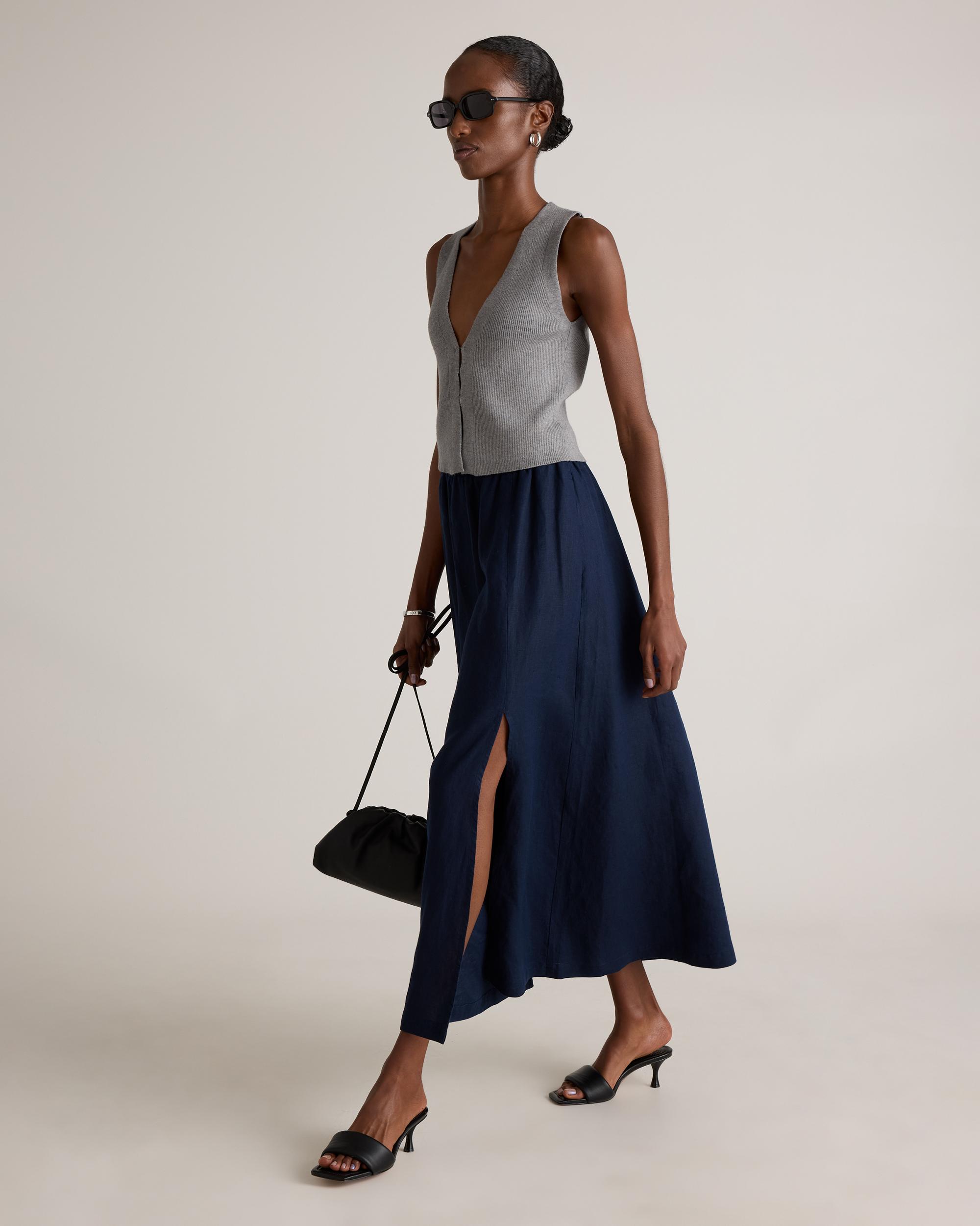 Quince | Women's 100% European Linen Maxi Skirt Size XS Product Image