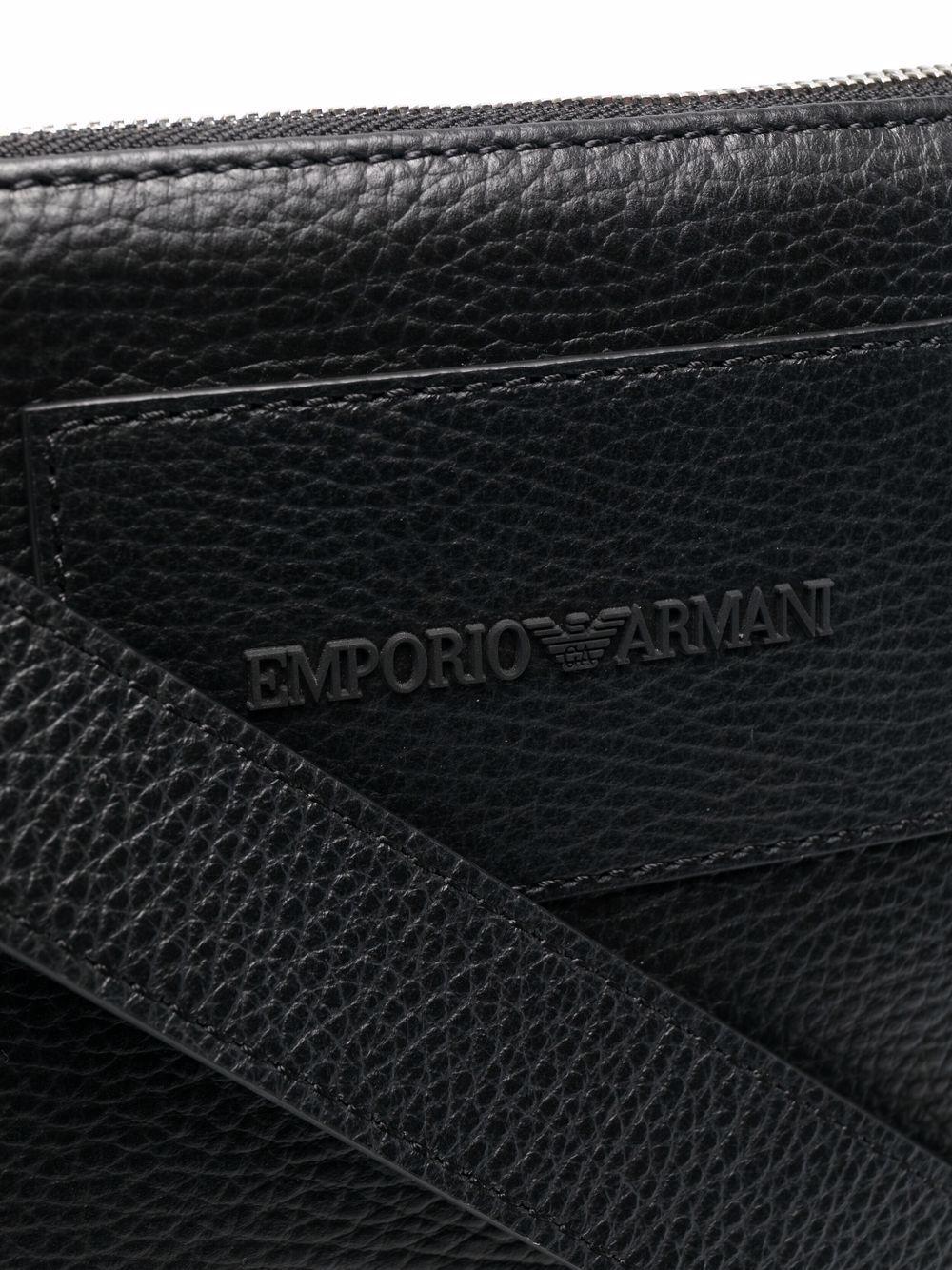 logo-embossed messenger bag Product Image