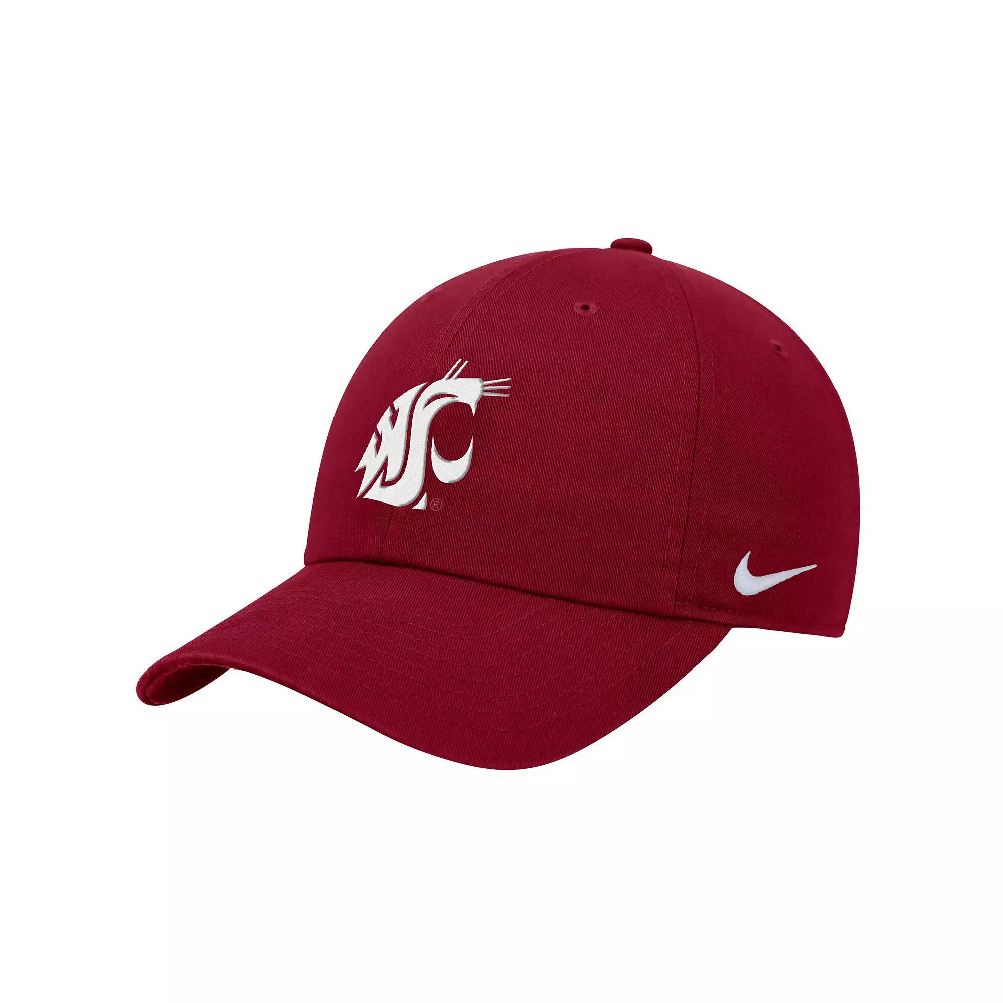Men's Nike Crimson Washington State Cougars Club Adjustable Hat, Wsc Red Product Image