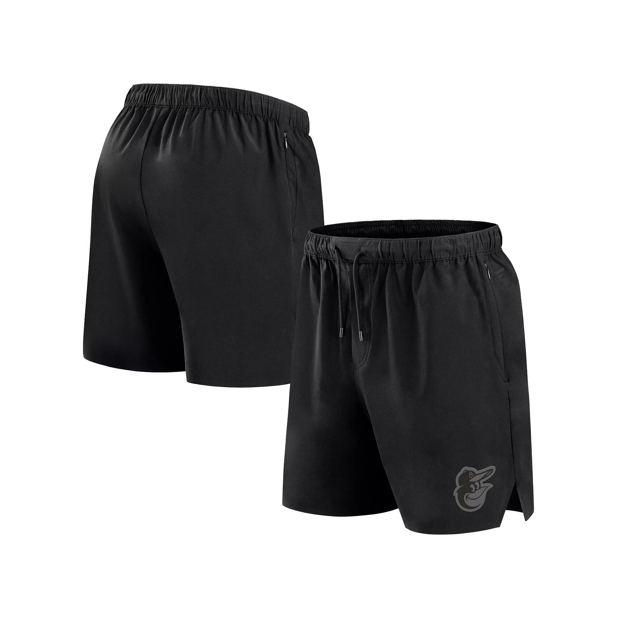 Men's Fanatics Signature Black Seattle Mariners Front Office Woven Shorts,  Product Image
