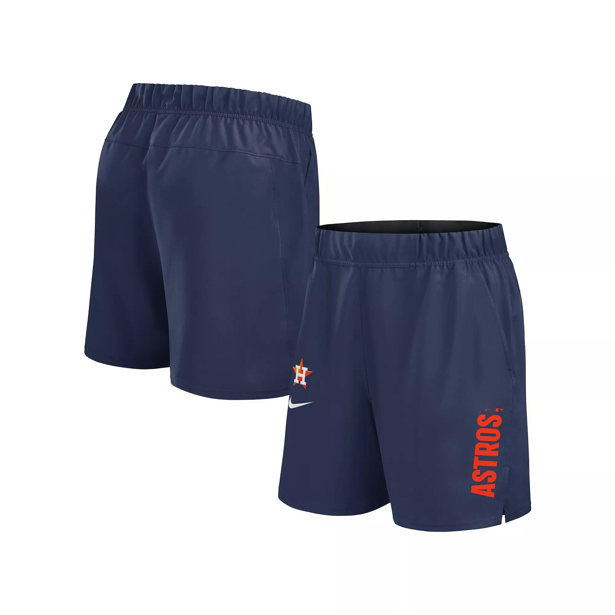 Men's Nike Navy Houston Astros Woven Victory Performance Shorts,  Product Image