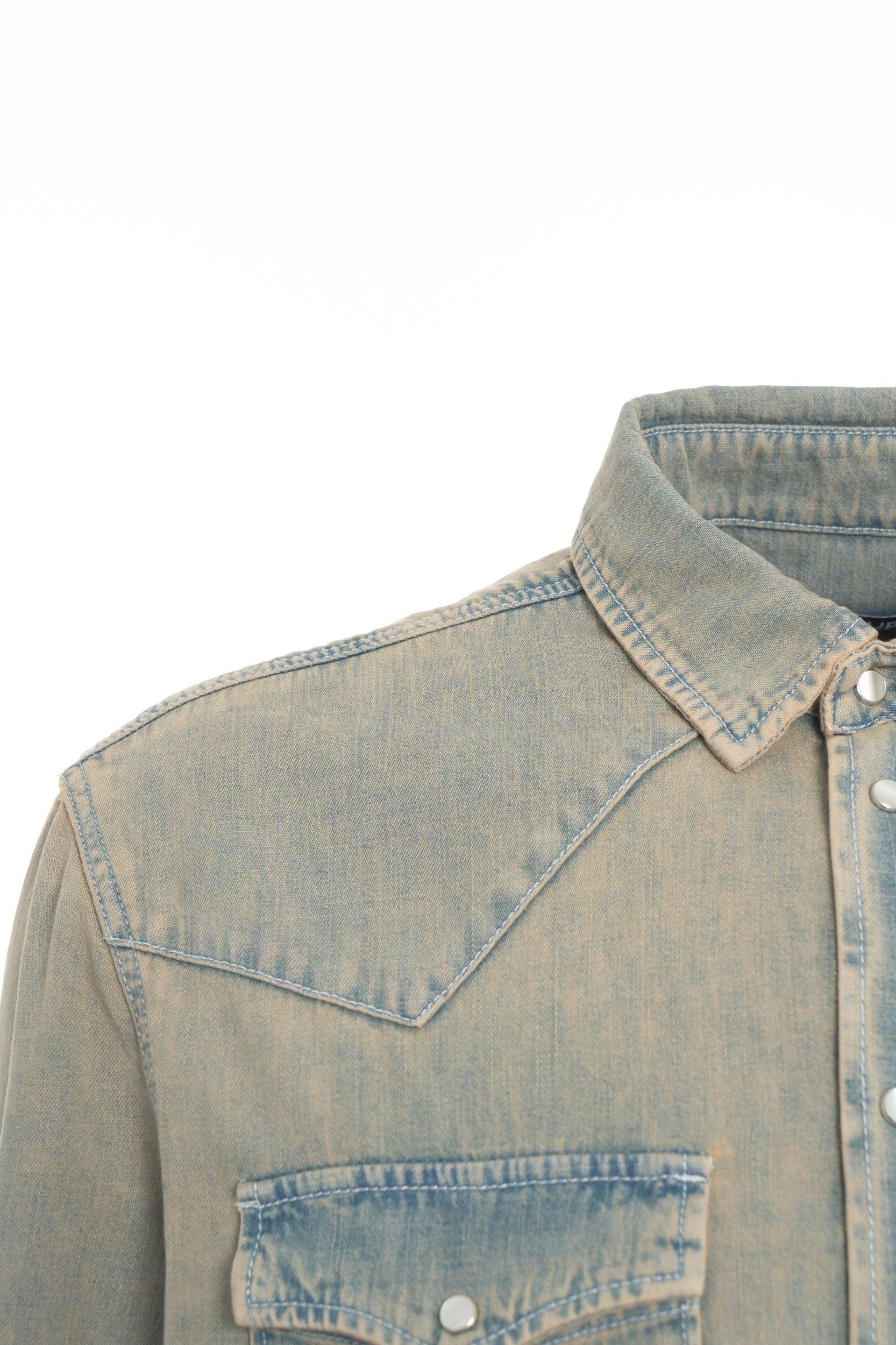 Western denim shirt Product Image