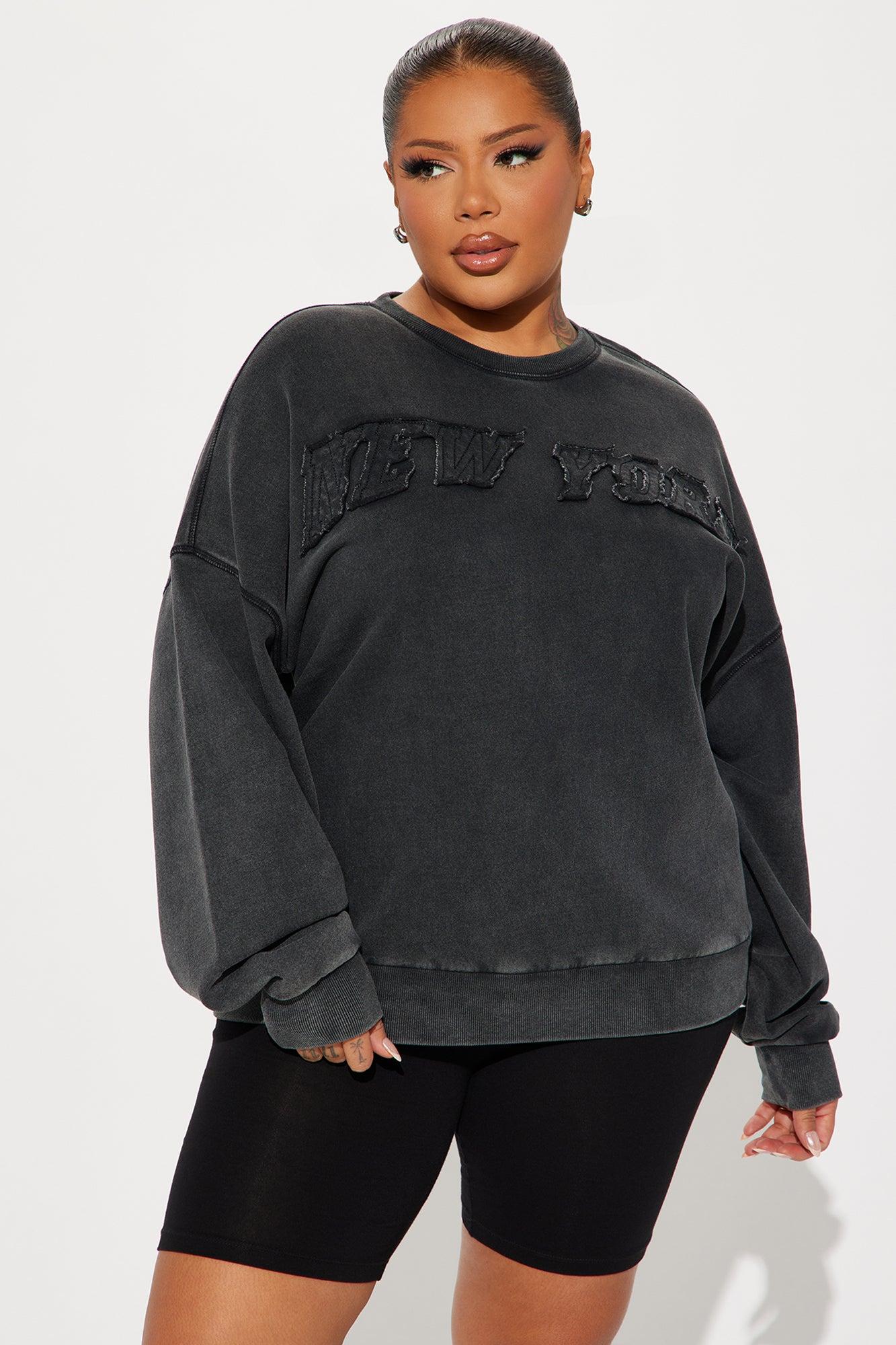 Hustle Jungle New York Washed Sweatshirt - Black Wash Product Image