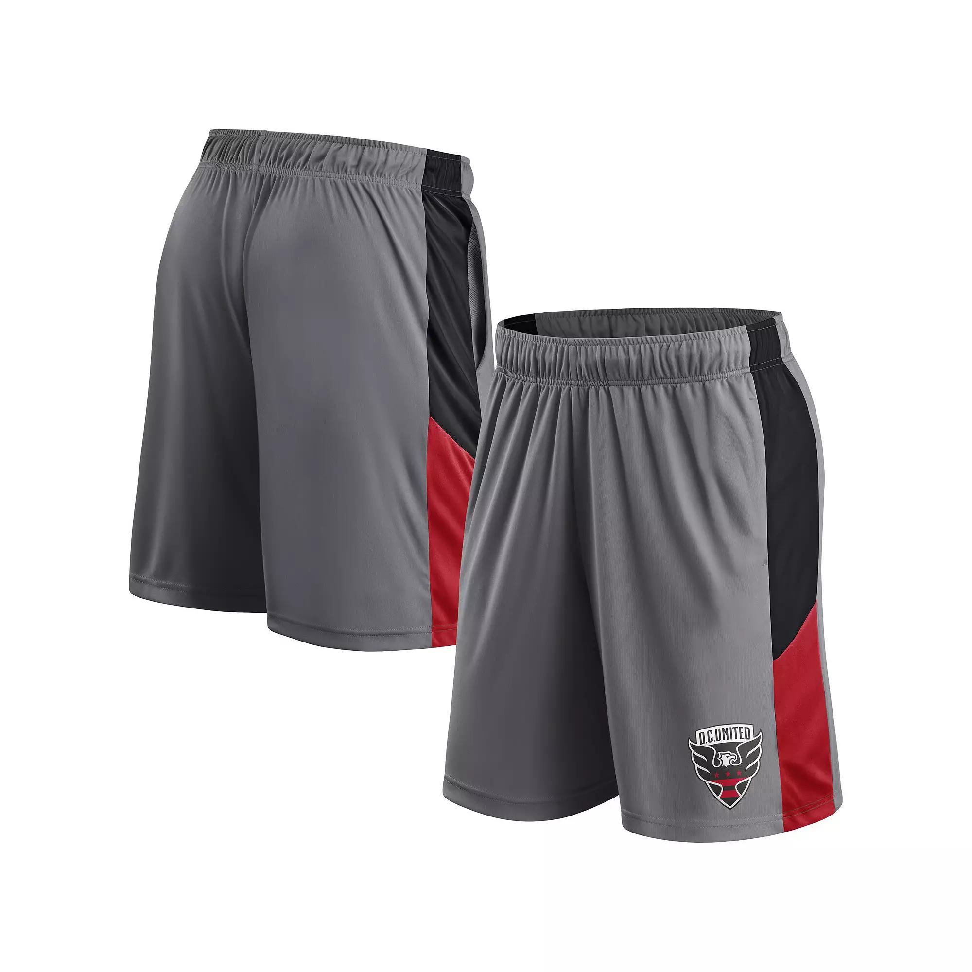 Men's Fanatics Gray D.C. United Team Shorts, Size: XL, Dcu Grey Product Image