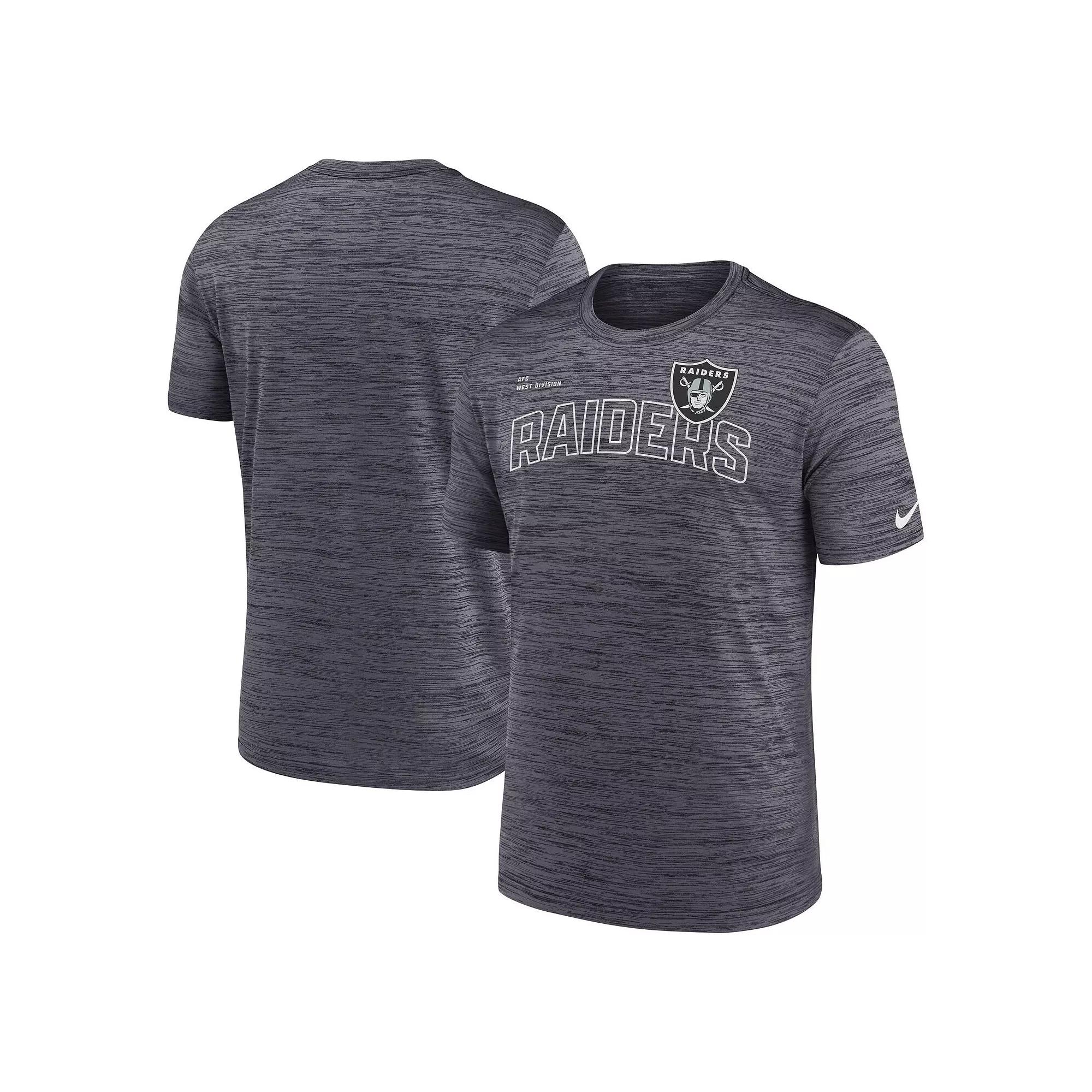 Men's Nike Black Las Vegas Raiders Velocity Arch Performance T-Shirt,  Product Image