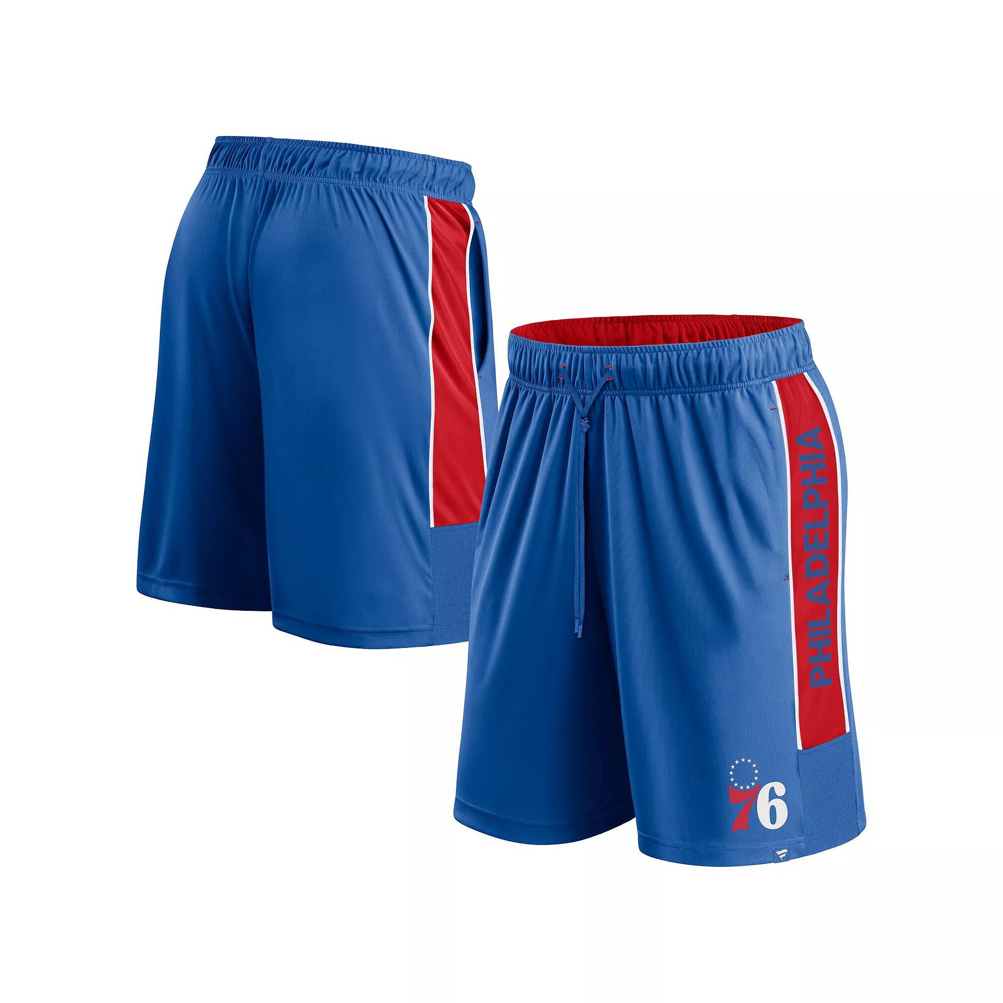 Men's Fanatics Branded Royal Philadelphia 76ers Game Winner Defender Shorts,  Product Image