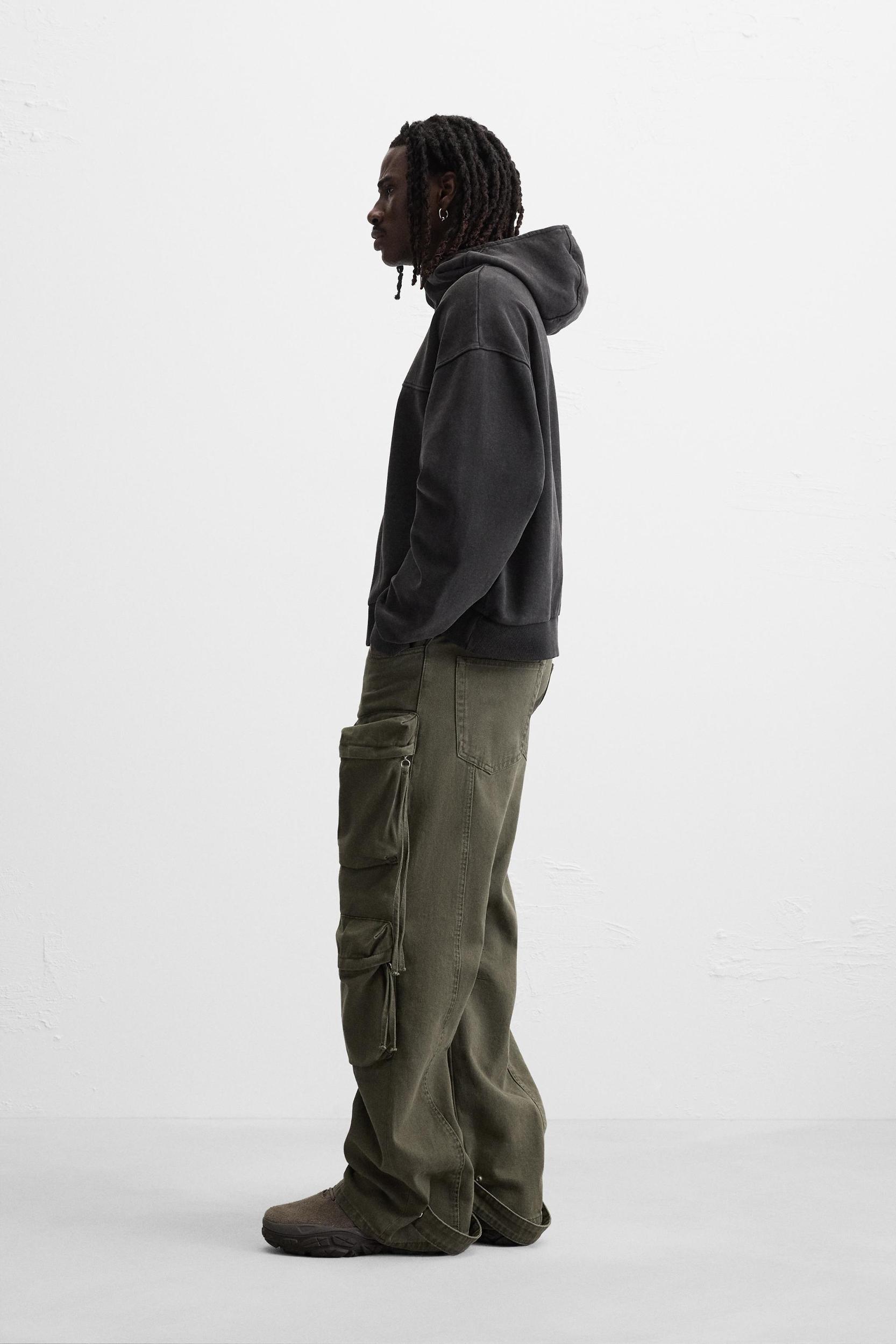 WASHED QUARTER-ZIP HOODIE Product Image