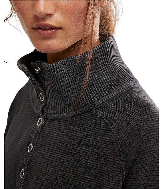 FP Movement So Fly Ribbed Henley Layer Top Product Image