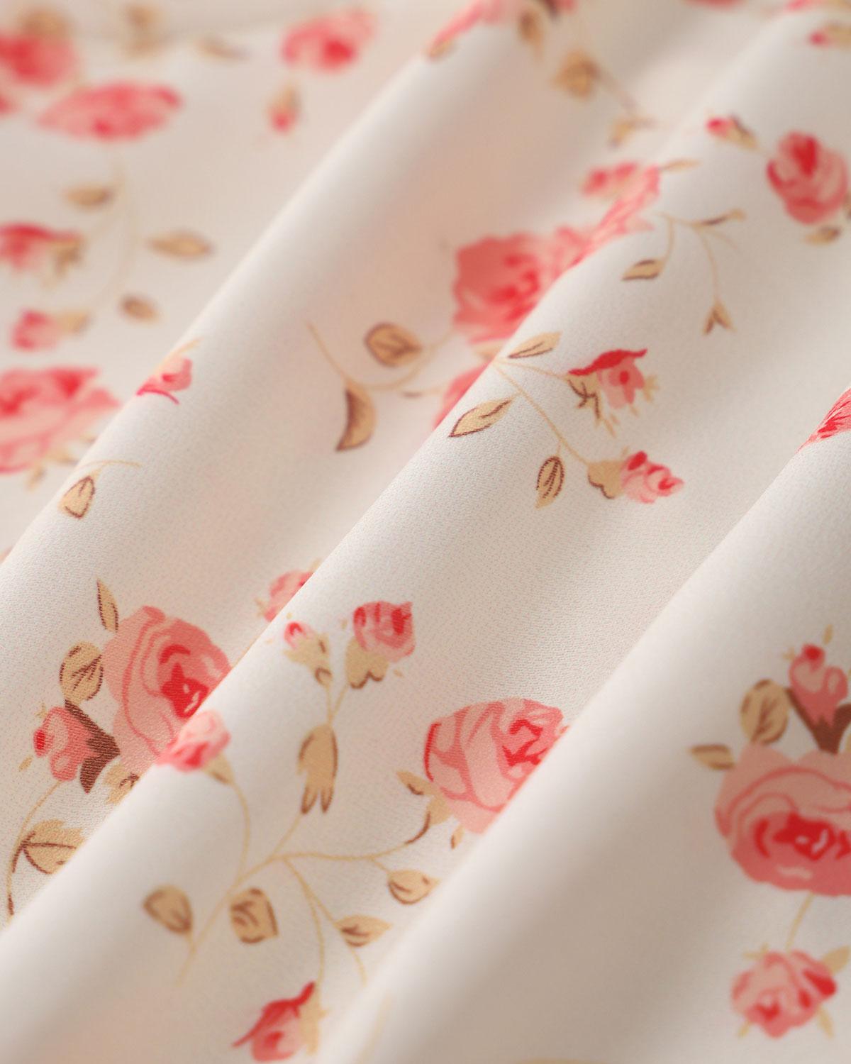 Pink Floral Cropped Cami Top Product Image