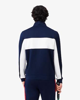 Print Branding Zipped Tennis Sweatshirt Product Image