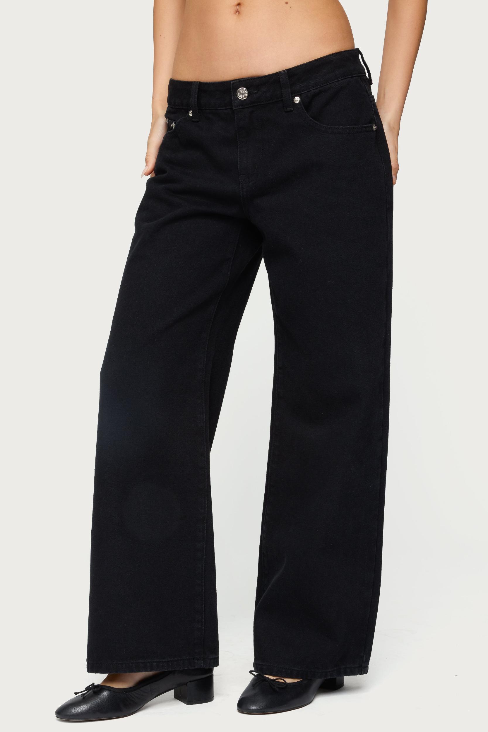Petite Daytime Low Rise Baggy Jeans Product Image