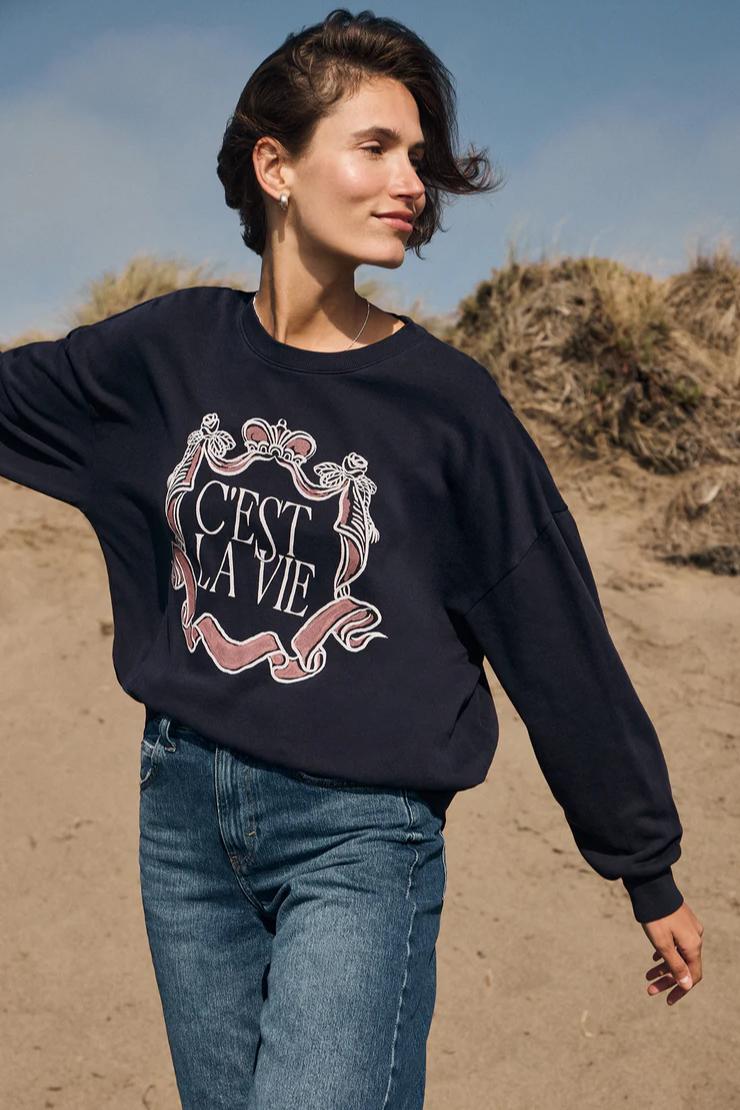 La Vie Sunday Sweatshirt Product Image