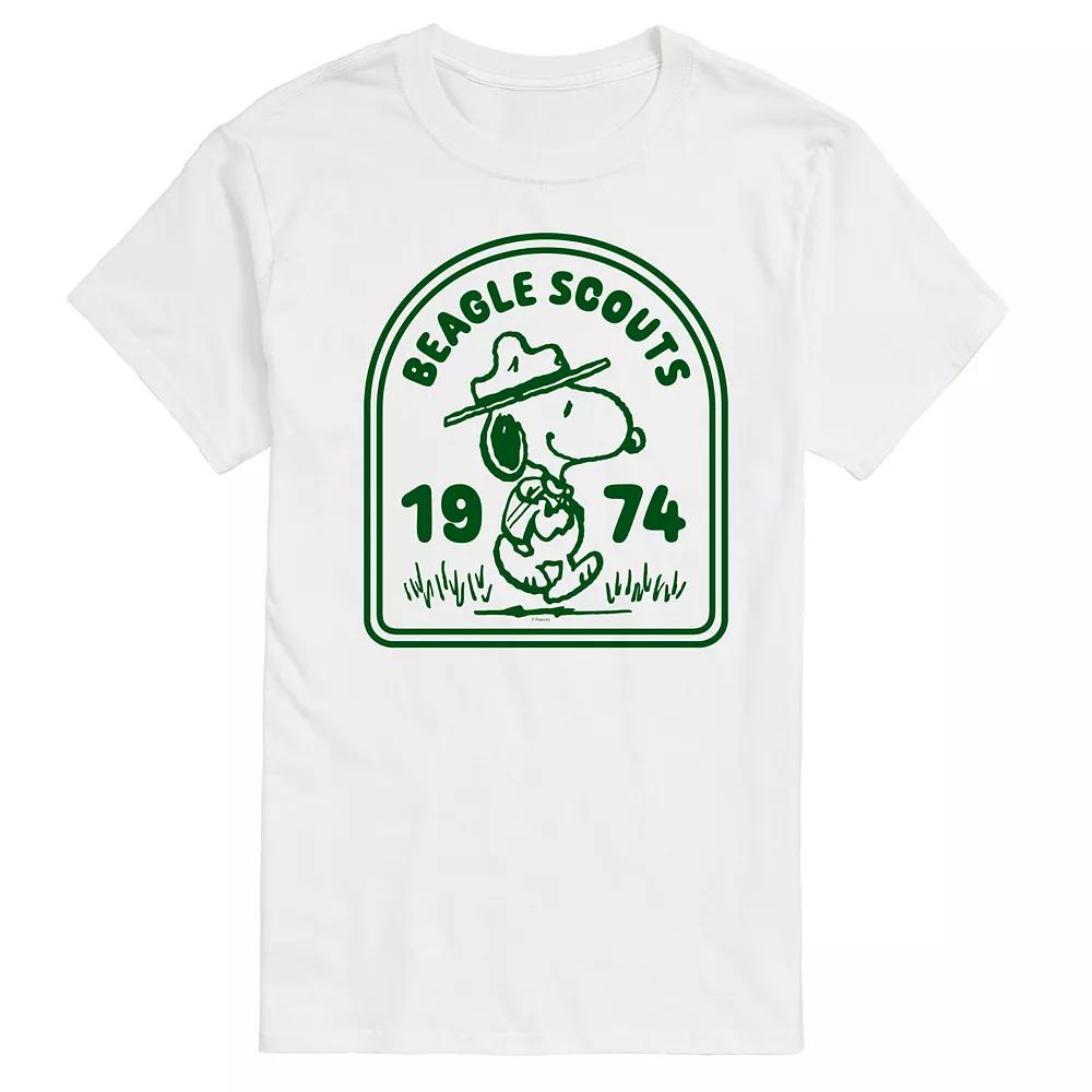 Men's Peanuts Beagle Scouts Badge Graphic Tee,  Product Image