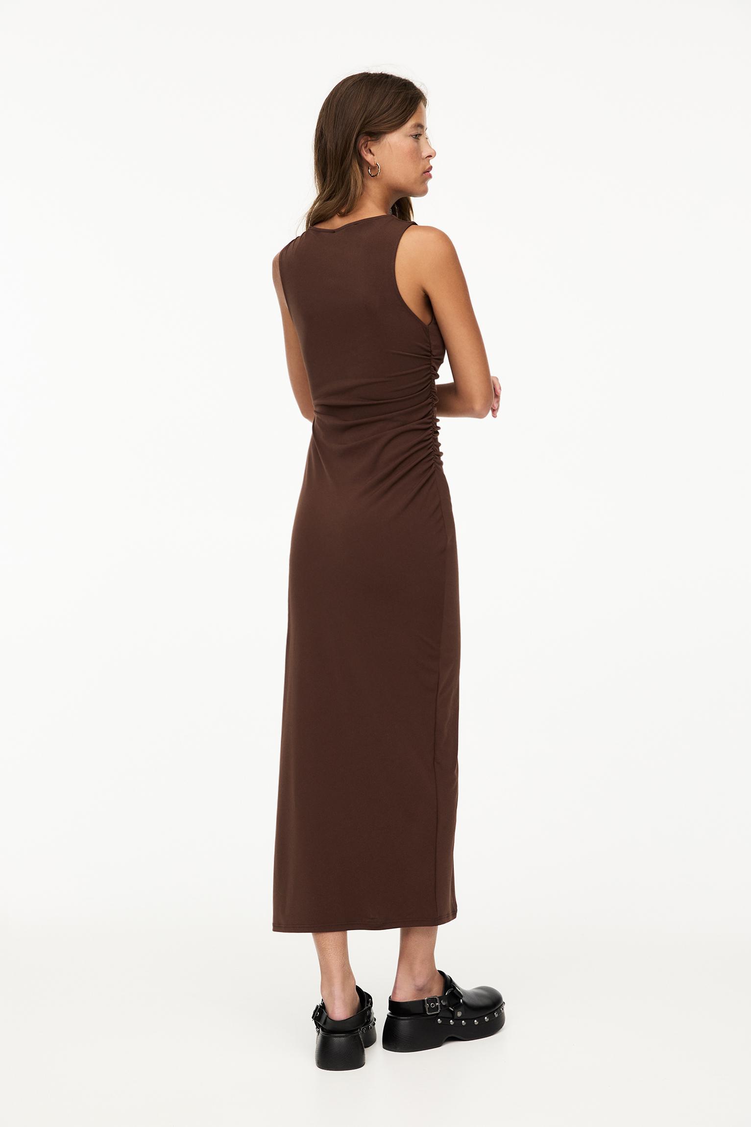 Gathered midi dress Product Image