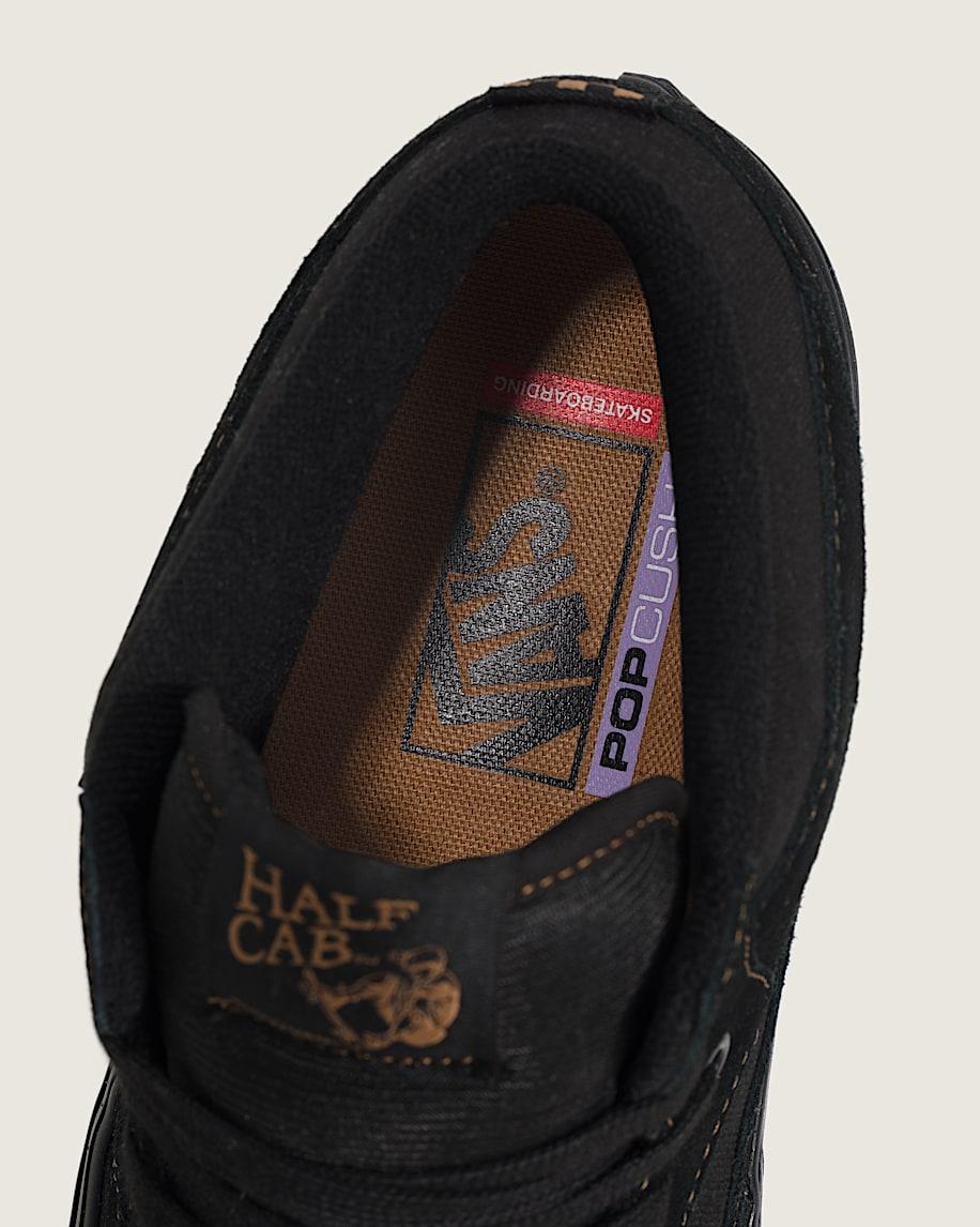 Skate Half Cab Shoe in Black / Brown| Vans US Product Image
